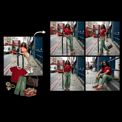 Virtual Try On with Character - 4 in 1