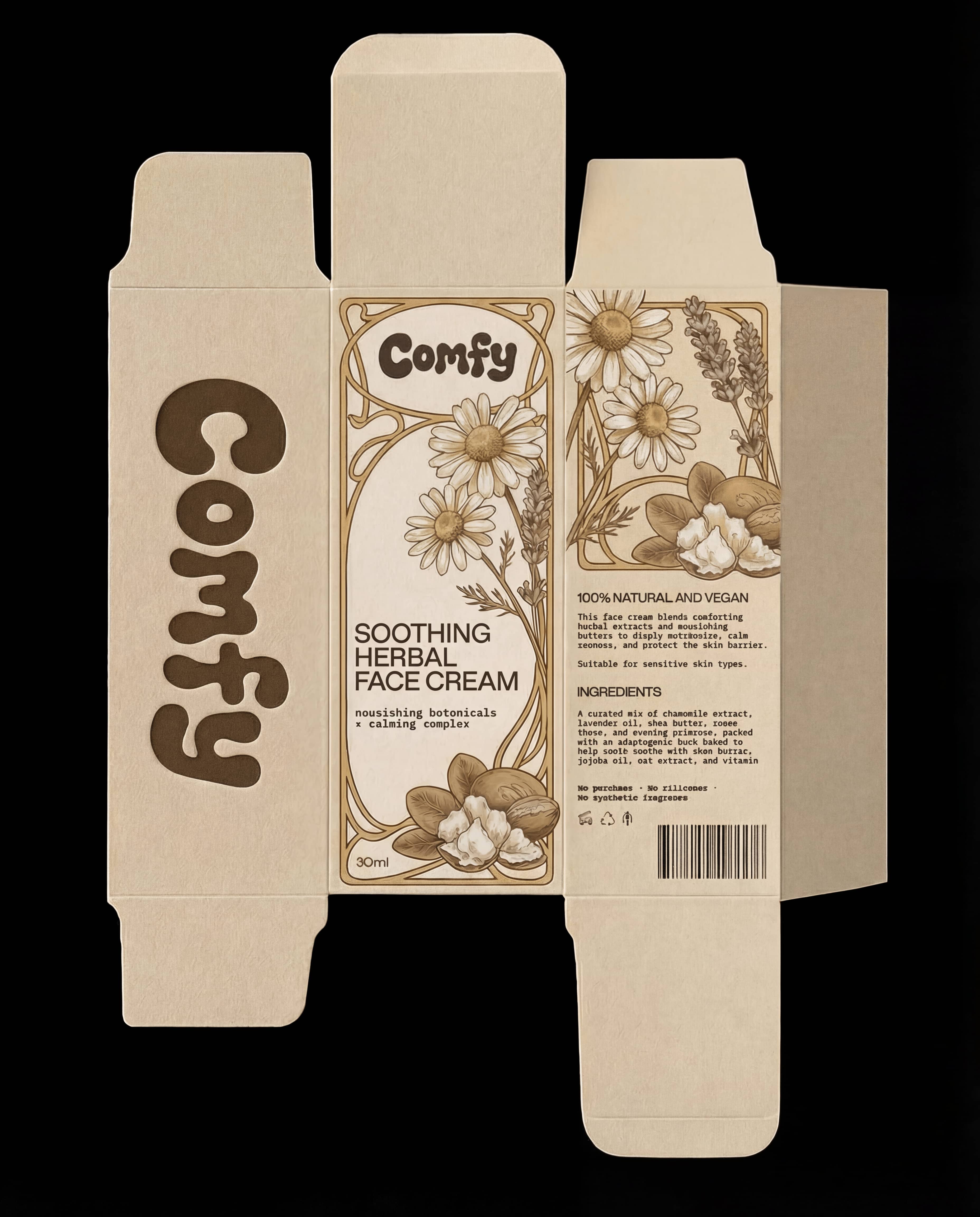 Generate Brand Packaging from Dieline - After
