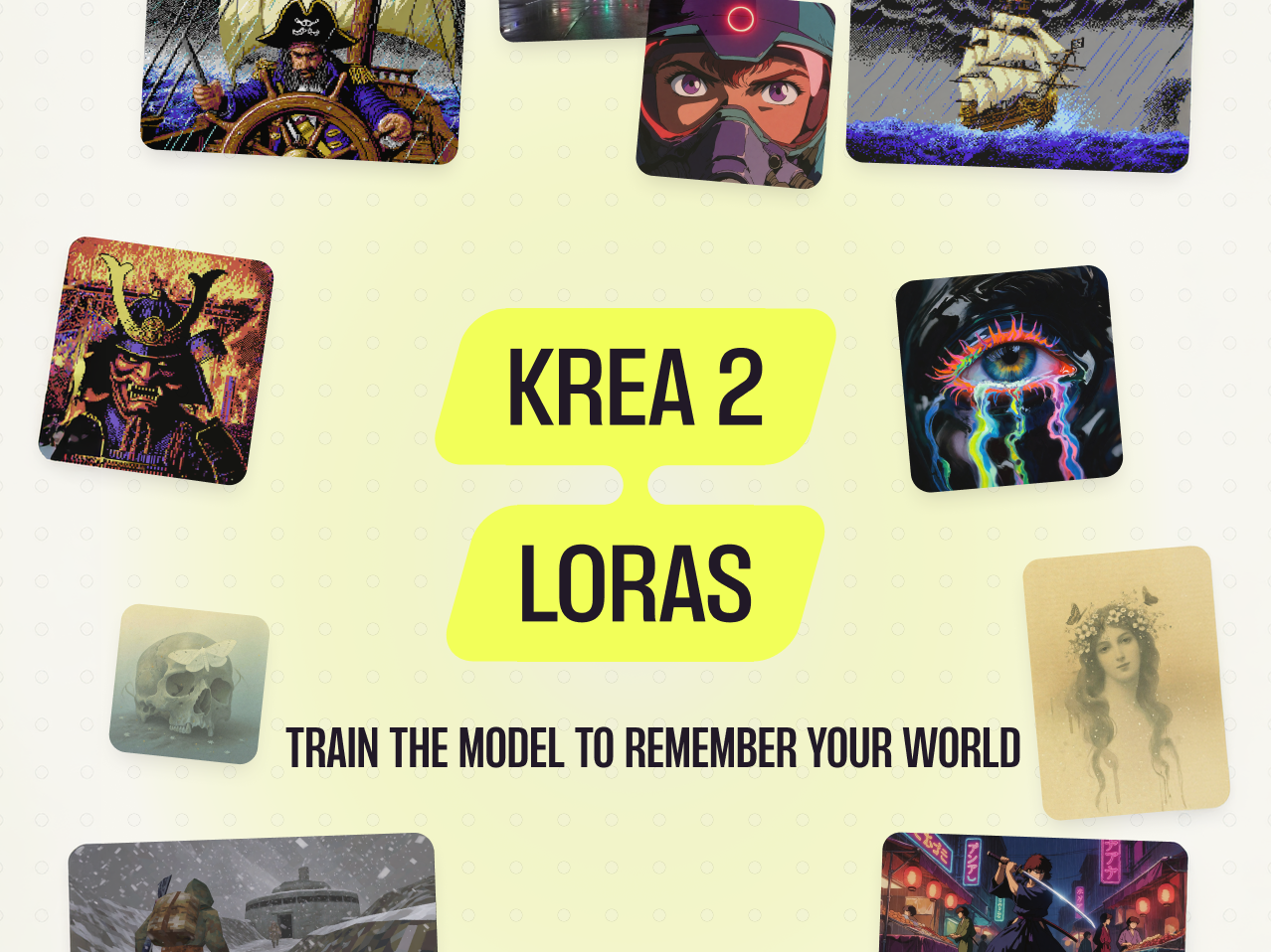 Krea 2 LoRAs Showcase
