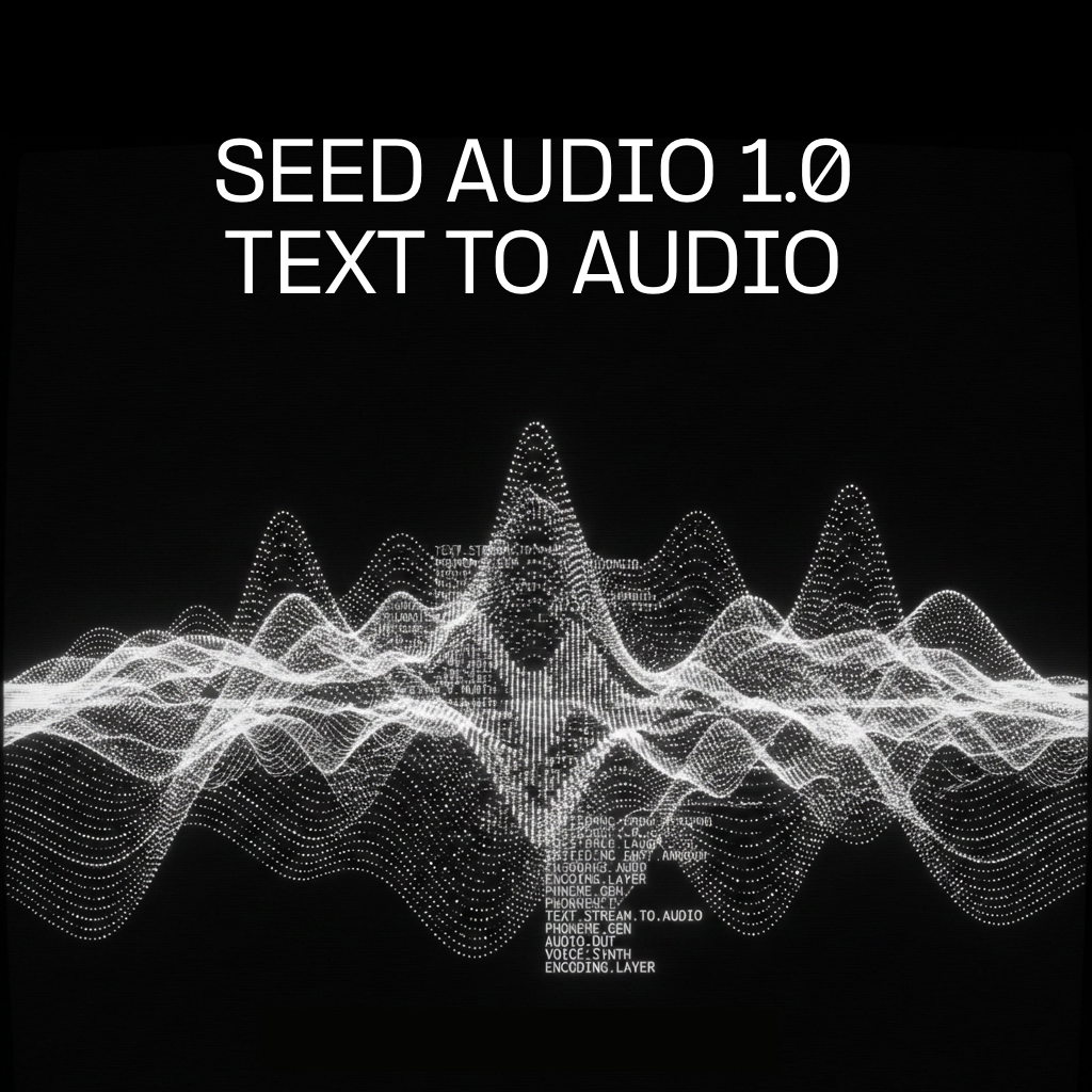 Seed Audio 1.0: Text to Audio